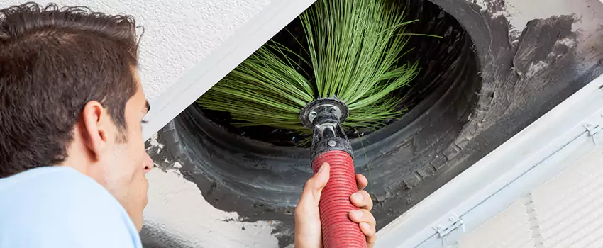Clogged Air Duct Cleaning Process in Uptown, BC