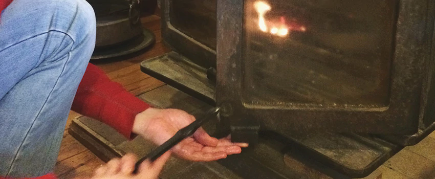 Gas Fireplace Inspection in Uptown, British Columbia