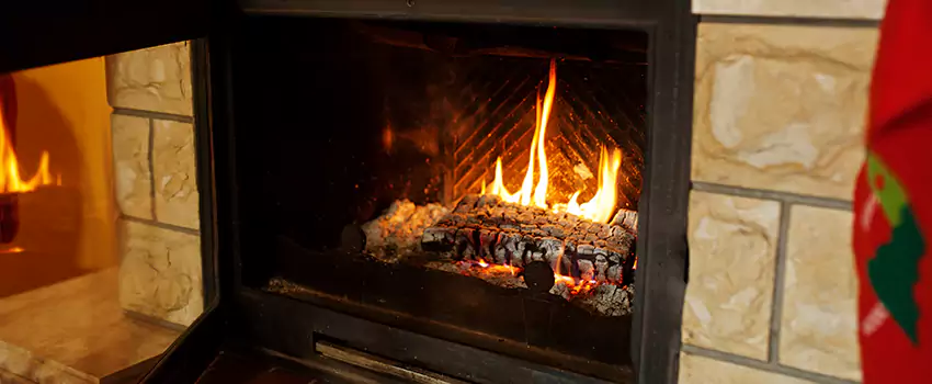 Commercial Prefabricated Fireplace Replacement in Uptown, British Columbia