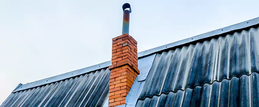 Aluminium Chimney Flashing Repair in Uptown, BC