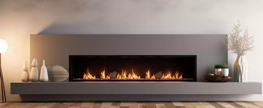 Real Wood Gas Fireplace Logs in Uptown, British Columbia