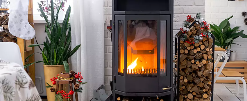 Thelin Hearth Products Direct Vent Gas Stove Fireplace Inspection in Uptown, BC
