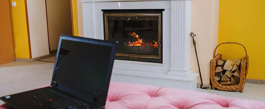 Valor Outdoor Gas Fireplace in Uptown, British Columbia