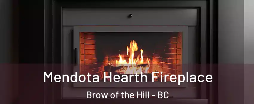 Mendota Hearth Fireplace Brow of the Hill - BC