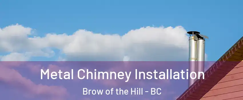  Metal Chimney Installation Brow of the Hill - BC